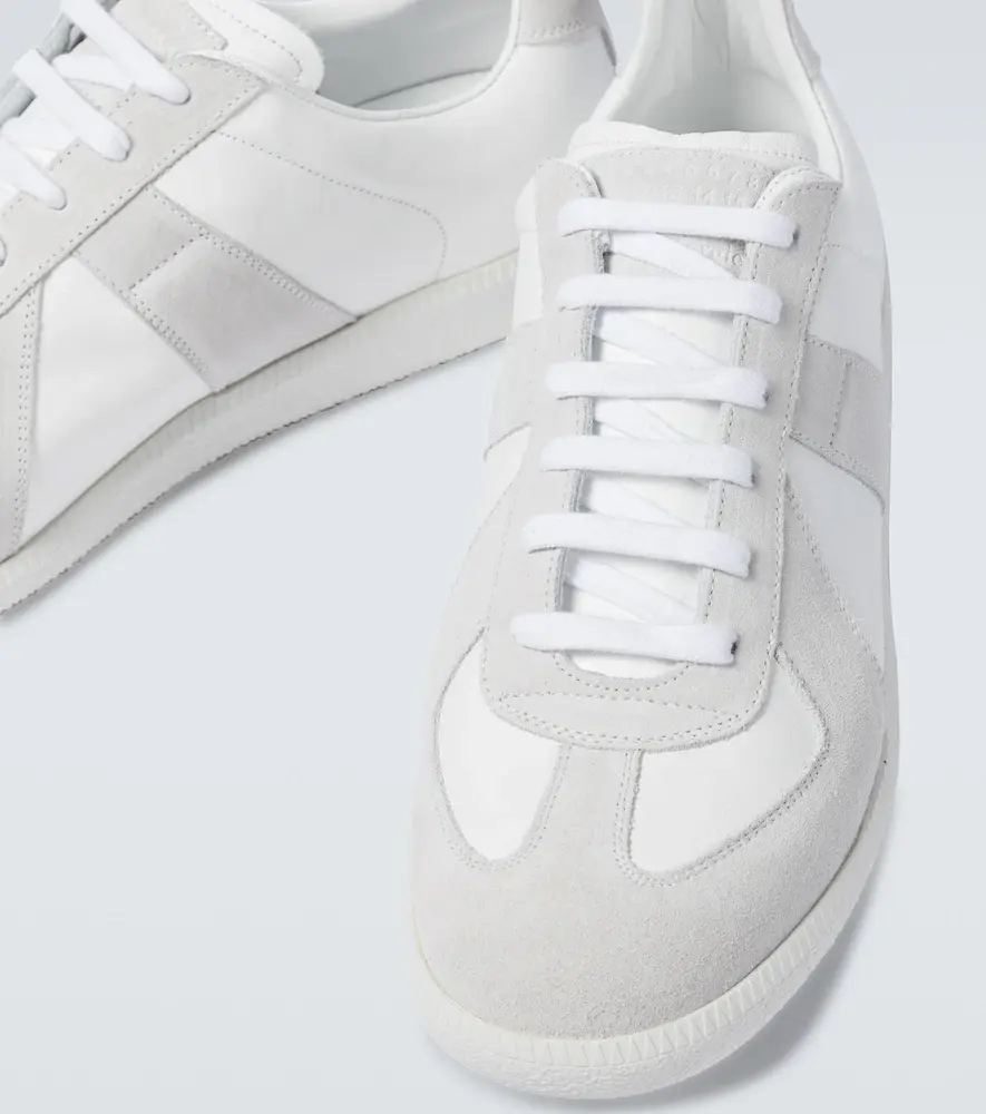 Maison Margiela Replica leather and suede sneakers | Thumbnail 3 Maison Margiela Replica leather and suede sneakers | Thumbnail 3
