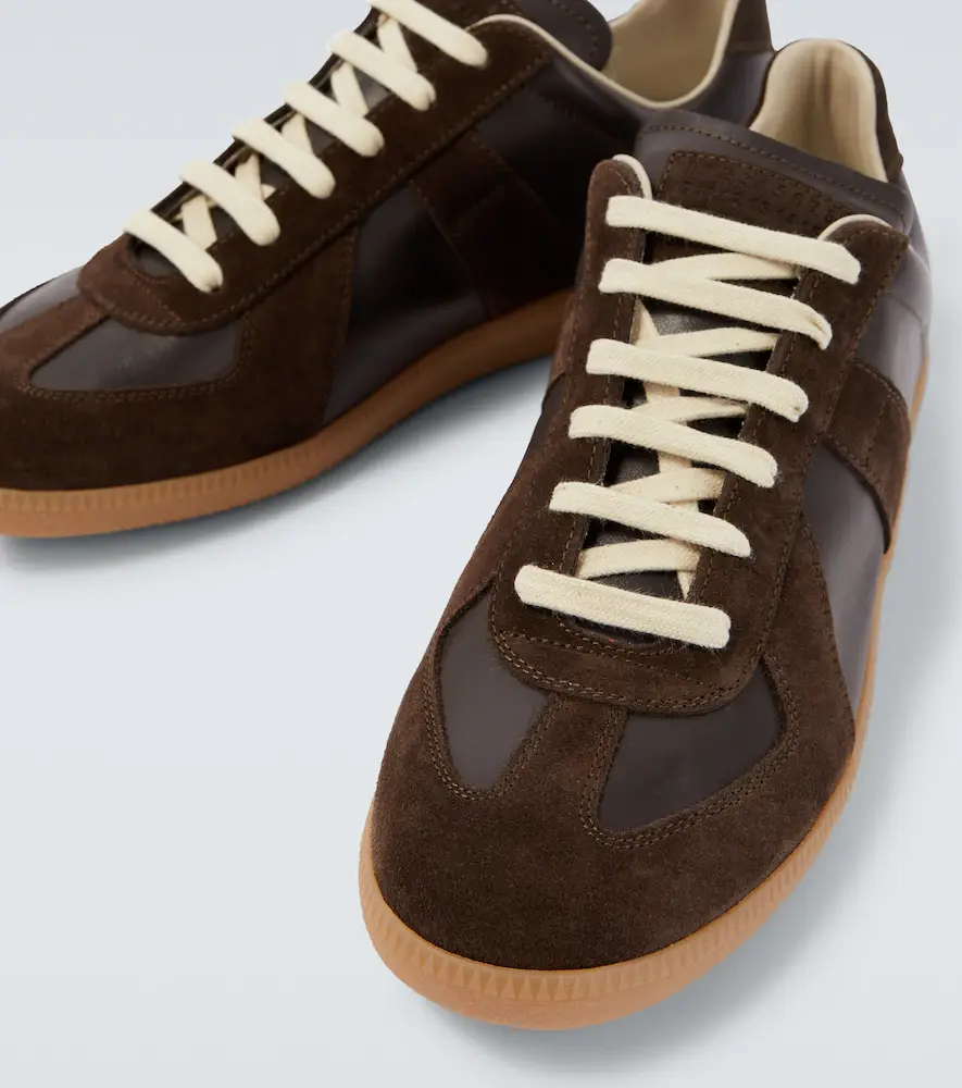 Maison Margiela Replica leather and suede sneakers | Thumbnail 5 Maison Margiela Replica leather and suede sneakers | Thumbnail 5