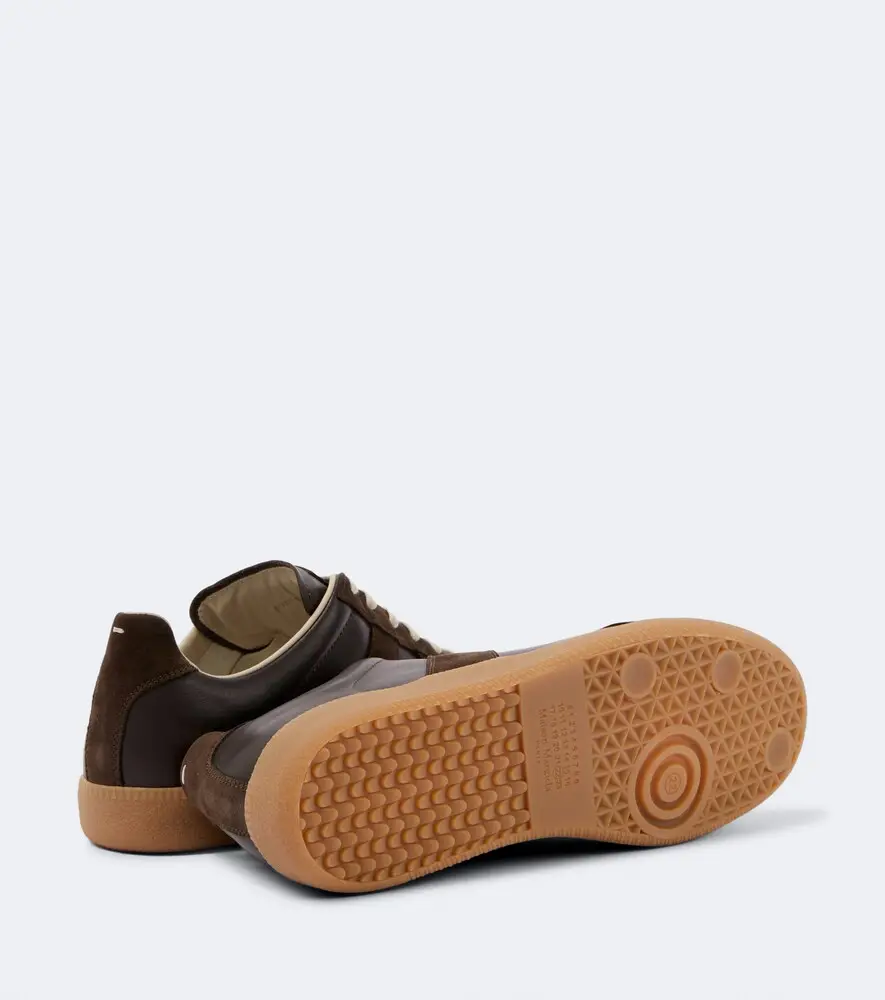 Maison Margiela Replica leather and suede sneakers | Thumbnail 7 Maison Margiela Replica leather and suede sneakers | Thumbnail 7