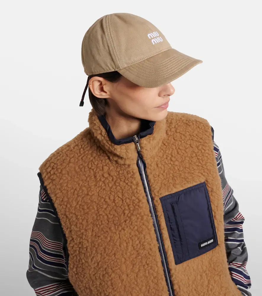 Miu Miu Logo denim baseball cap | Thumbnail 5 Miu Miu Logo denim baseball cap | Thumbnail 5