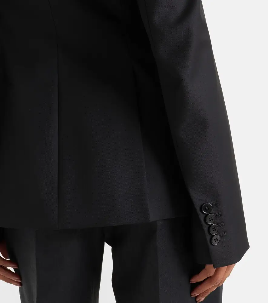 Alexander McQueen Embellished wool grain de poudre blazer | Thumbnail 5 Alexander McQueen Embellished wool grain de poudre blazer | Thumbnail 5