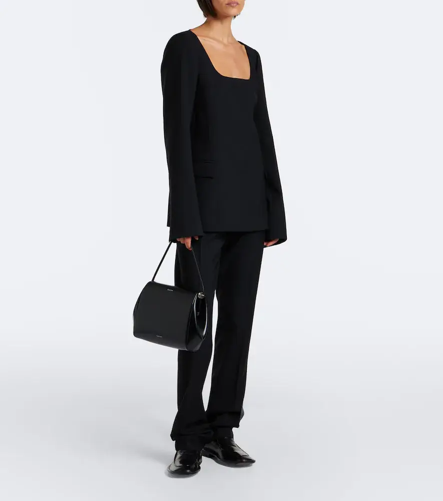 Calvin Klein Collection Tina Small leather shoulder bag | Thumbnail 4