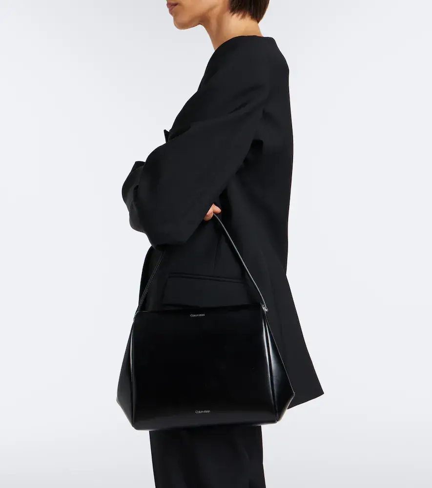 Calvin Klein Collection Tina Small leather shoulder bag | Thumbnail 6