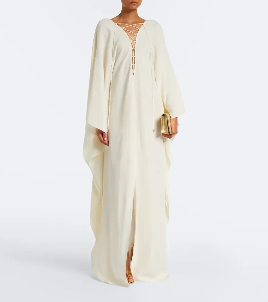 Taller Marmo Sahara crêpe cady kaftan | Thumbnail 2 Taller Marmo Sahara crêpe cady kaftan | Thumbnail 2