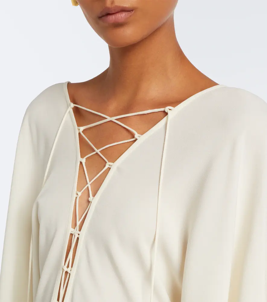 Taller Marmo Sahara crêpe cady kaftan | Thumbnail 6 Taller Marmo Sahara crêpe cady kaftan | Thumbnail 6