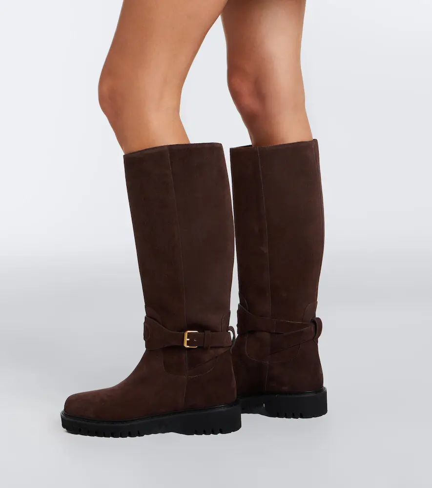 Valentino Garavani VLogo suede knee-high boots | Thumbnail 5