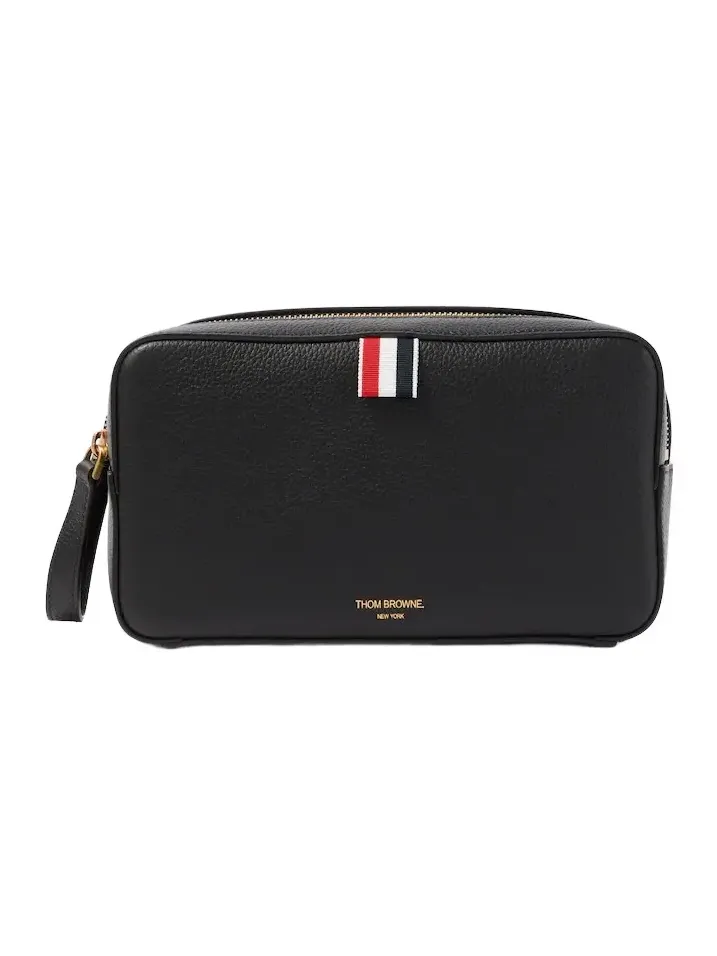 Thom Browne Leather toiletry bag