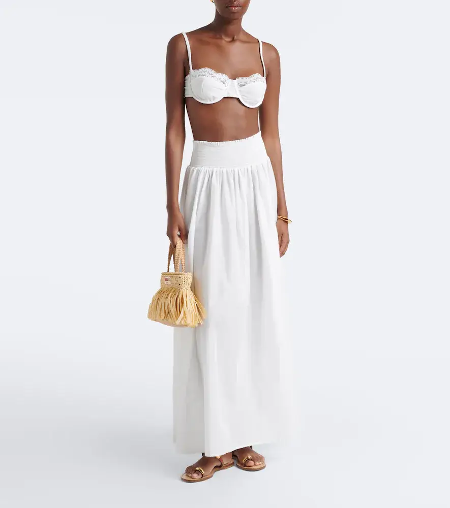 Montce Lace-trimmed cotton bra top | Thumbnail 3 Montce Lace-trimmed cotton bra top | Thumbnail 3