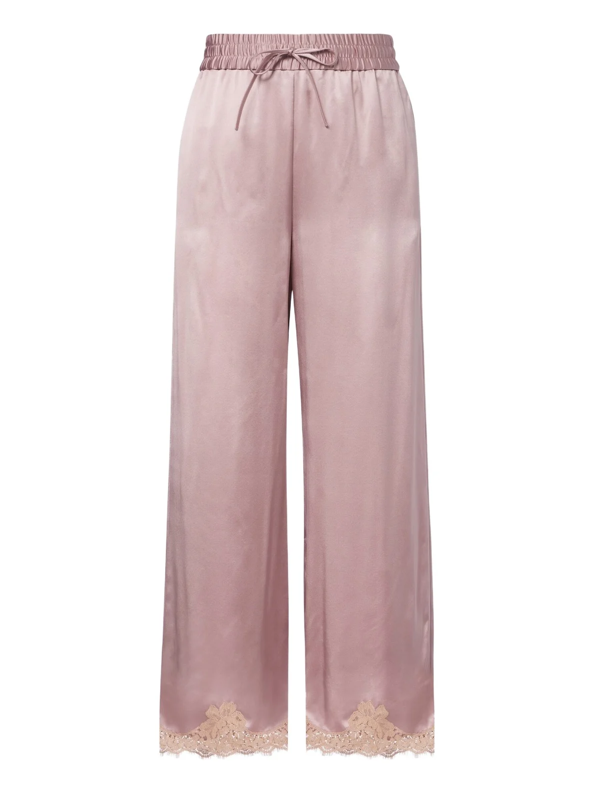 Valentino Garavani Silk crêpe satin wide-leg pants