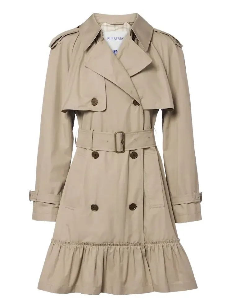 Tillydrine cotton gabardine trench coat