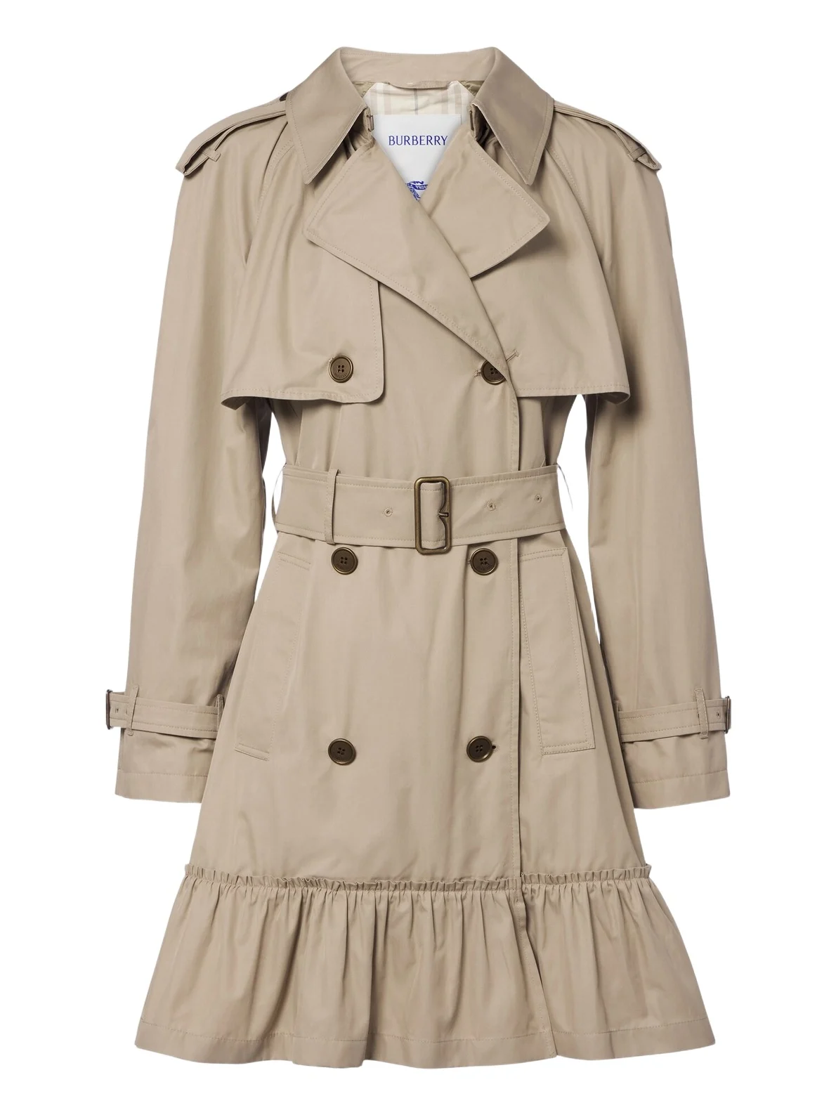 Tillydrine cotton gabardine trench coat Tillydrine cotton gabardine trench coat