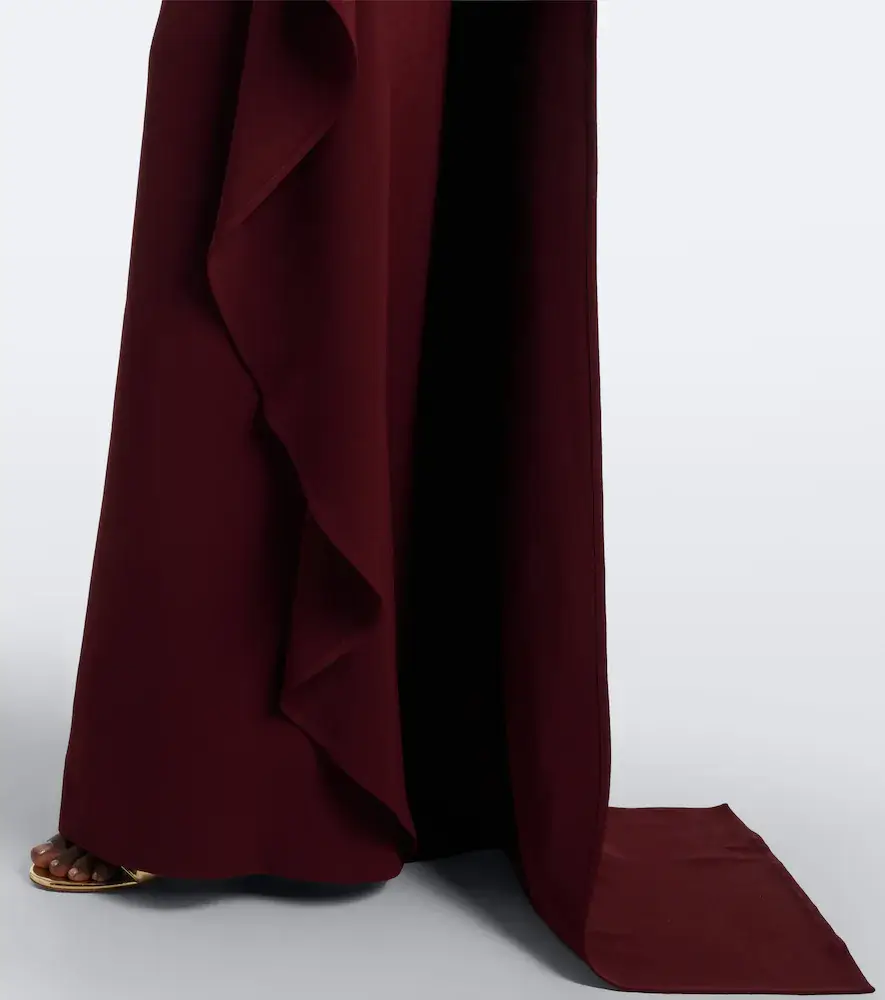 Elie Saab Scarf-detail embellished draped cady gown | Thumbnail 5 Elie Saab Scarf-detail embellished draped cady gown | Thumbnail 5