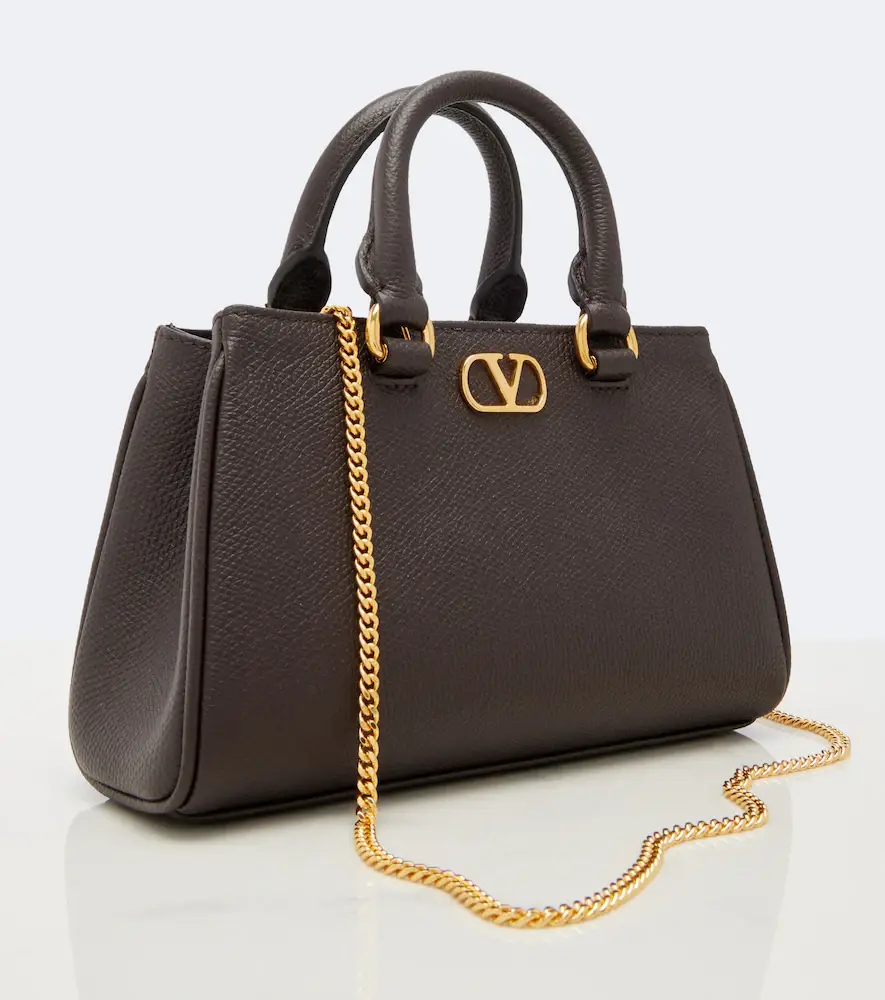 Valentino Garavani VLogo Mini leather top-handle bag | Thumbnail 3 Valentino Garavani VLogo Mini leather top-handle bag | Thumbnail 3