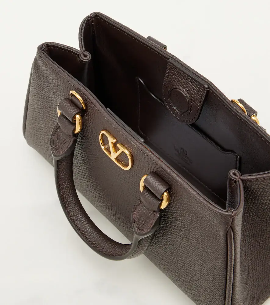Valentino Garavani VLogo Mini leather top-handle bag | Thumbnail 4 Valentino Garavani VLogo Mini leather top-handle bag | Thumbnail 4