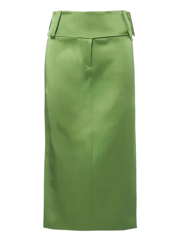 Satin midi skirt Satin midi skirt