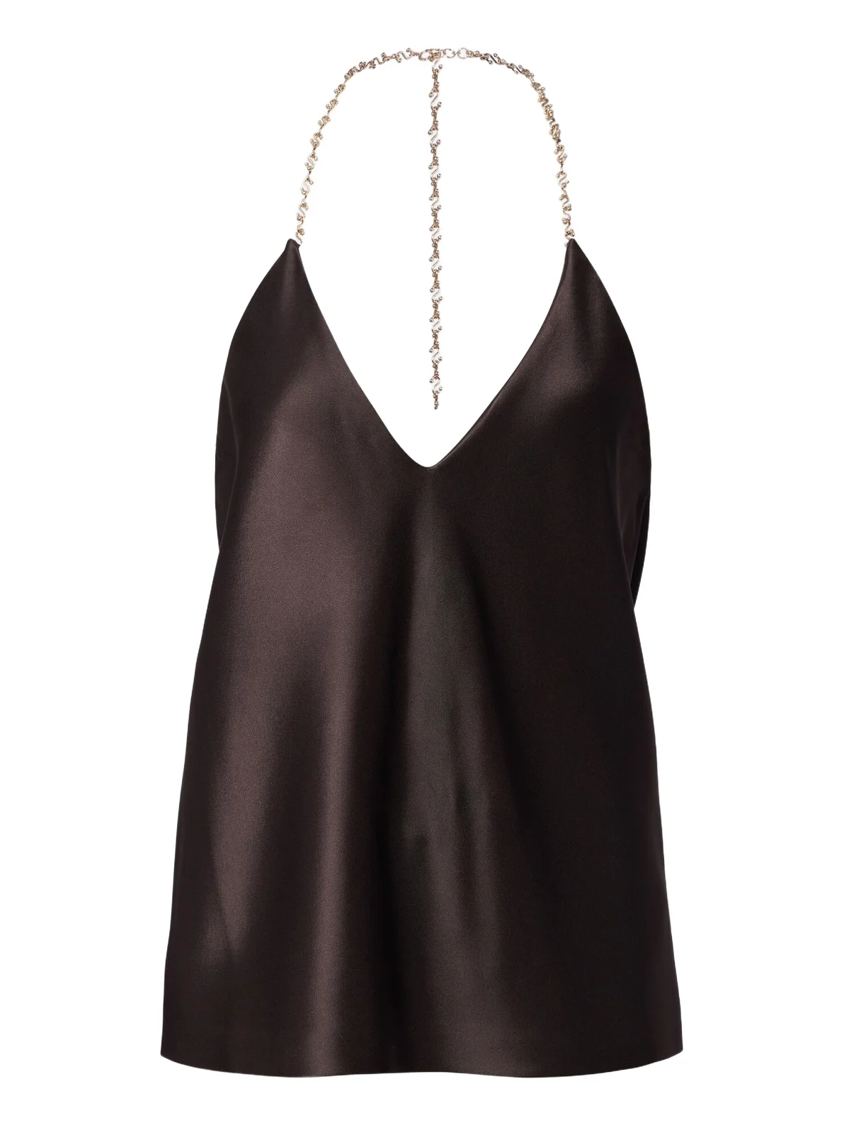 Sportmax Satin halterneck top