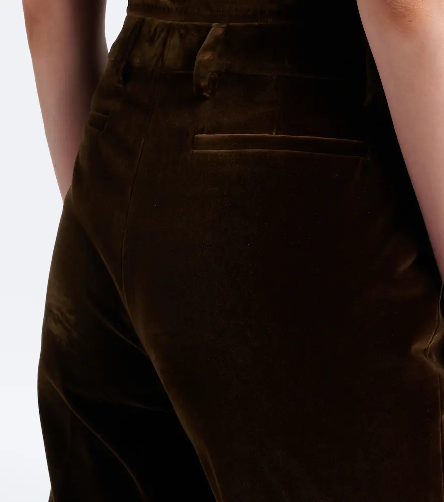 Etro Cotton velvet flared pants | Thumbnail 4 Etro Cotton velvet flared pants | Thumbnail 4