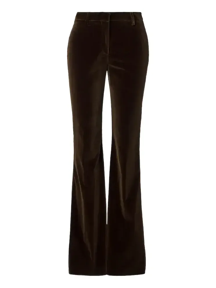 Cotton velvet flared pants Cotton velvet flared pants