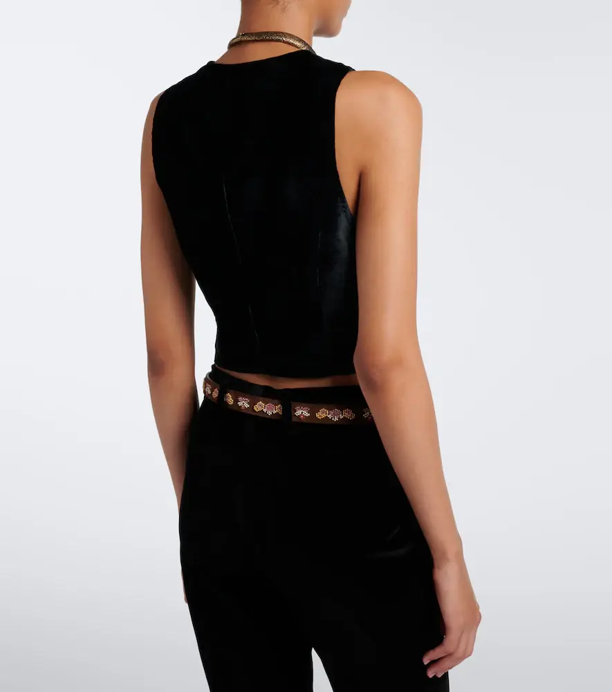 Etro Pegaso velvet vest | Thumbnail 2 Etro Pegaso velvet vest | Thumbnail 2