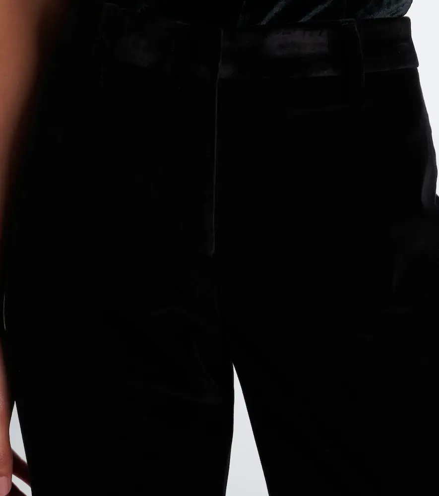 Etro Cotton velvet flared pants | Thumbnail 6 Etro Cotton velvet flared pants | Thumbnail 6