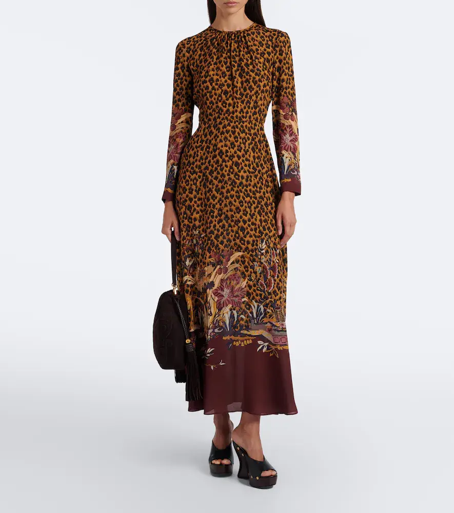 Etro Leopard-print maxi dress | Thumbnail 4 Etro Leopard-print maxi dress | Thumbnail 4