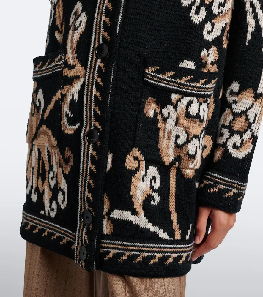 Etro Jacquard wool cardigan | Thumbnail 3