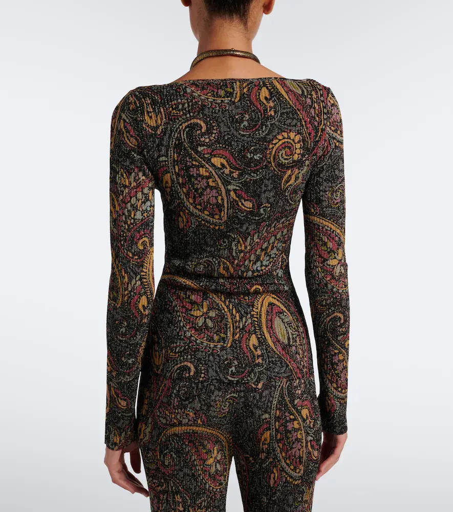 Etro Paisley ribbed-knit top | Thumbnail 5 Etro Paisley ribbed-knit top | Thumbnail 5