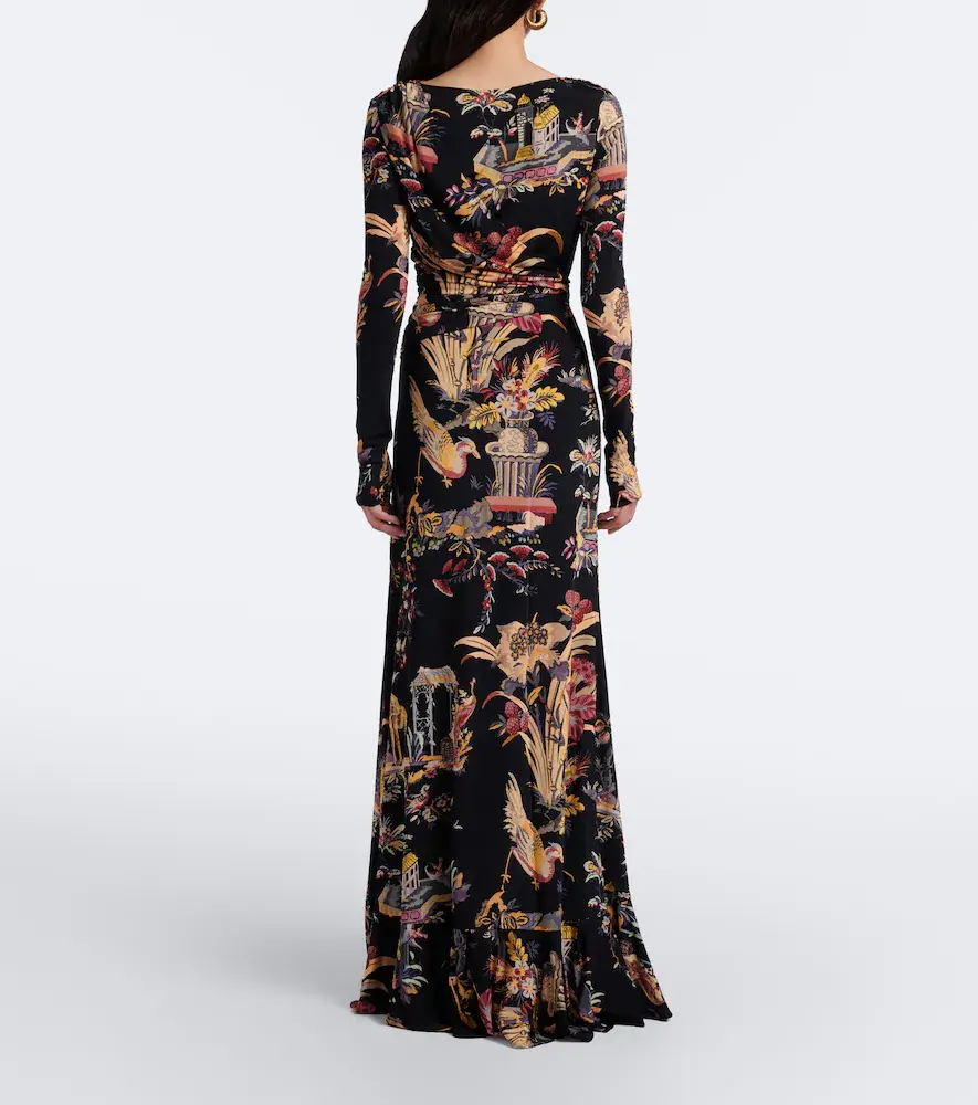 Etro Printed jersey maxi dress | Thumbnail 3