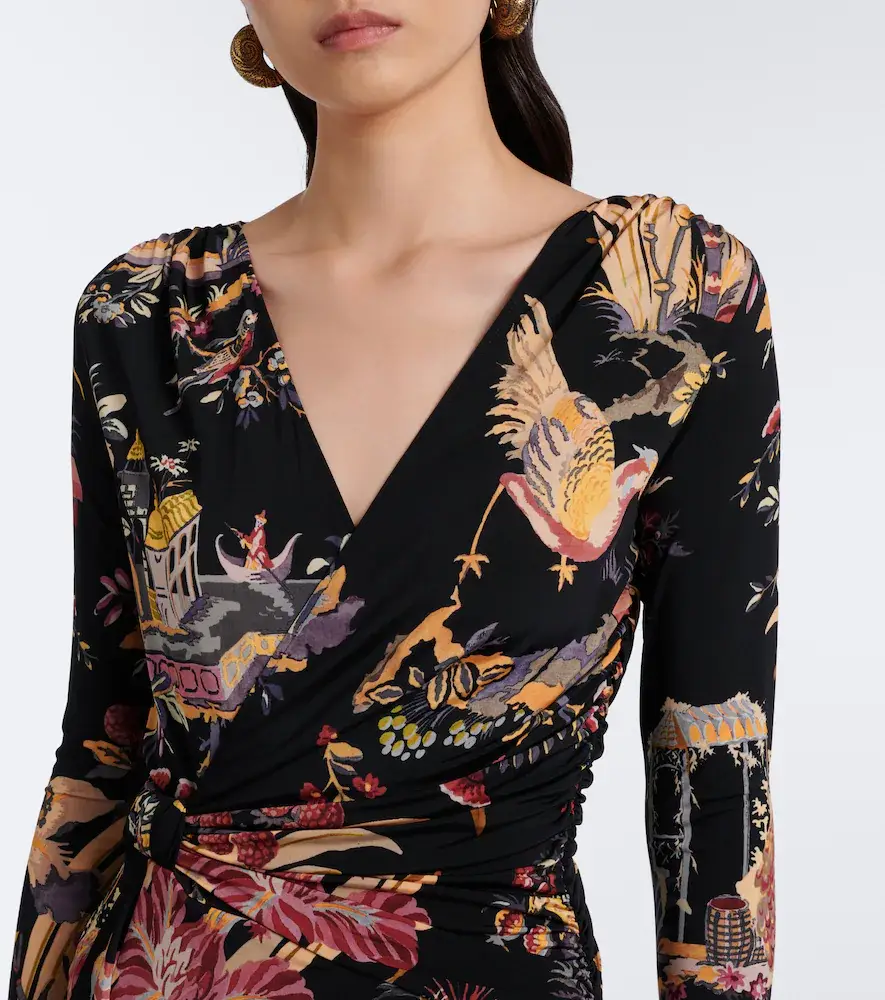 Etro Printed jersey maxi dress | Thumbnail 5