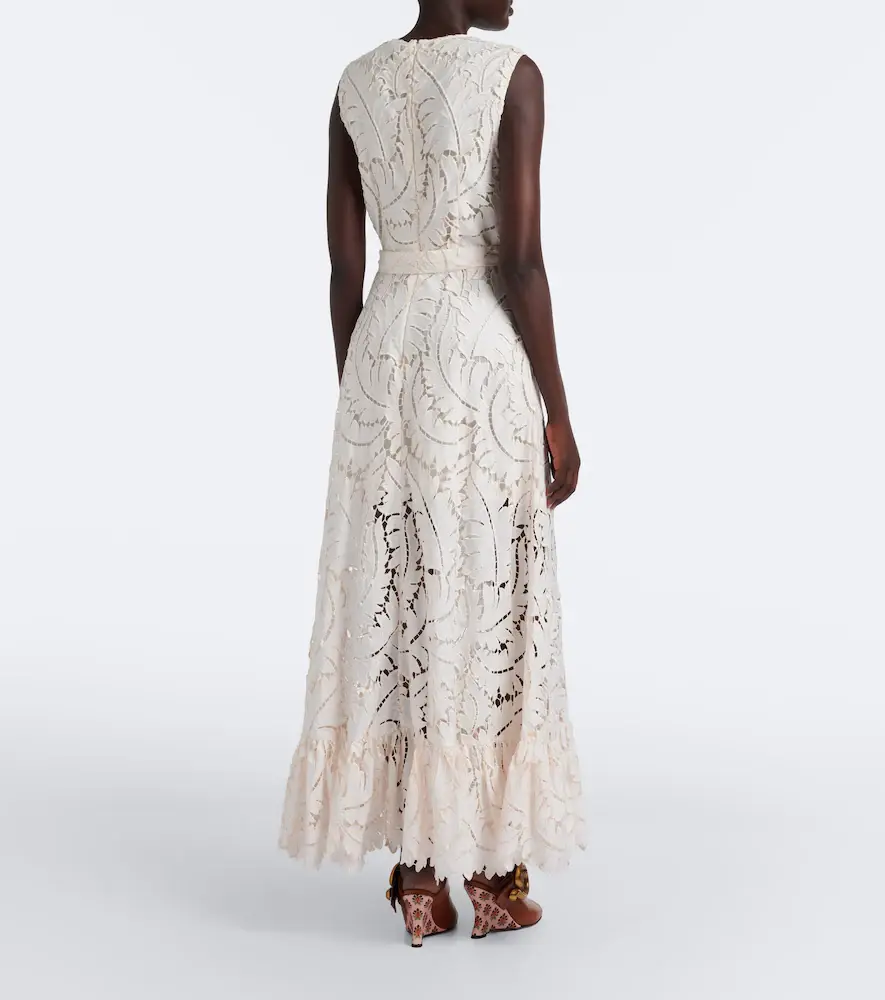 Etro Belted giupure lace cotton maxi dress | Thumbnail 5 Etro Belted giupure lace cotton maxi dress | Thumbnail 5