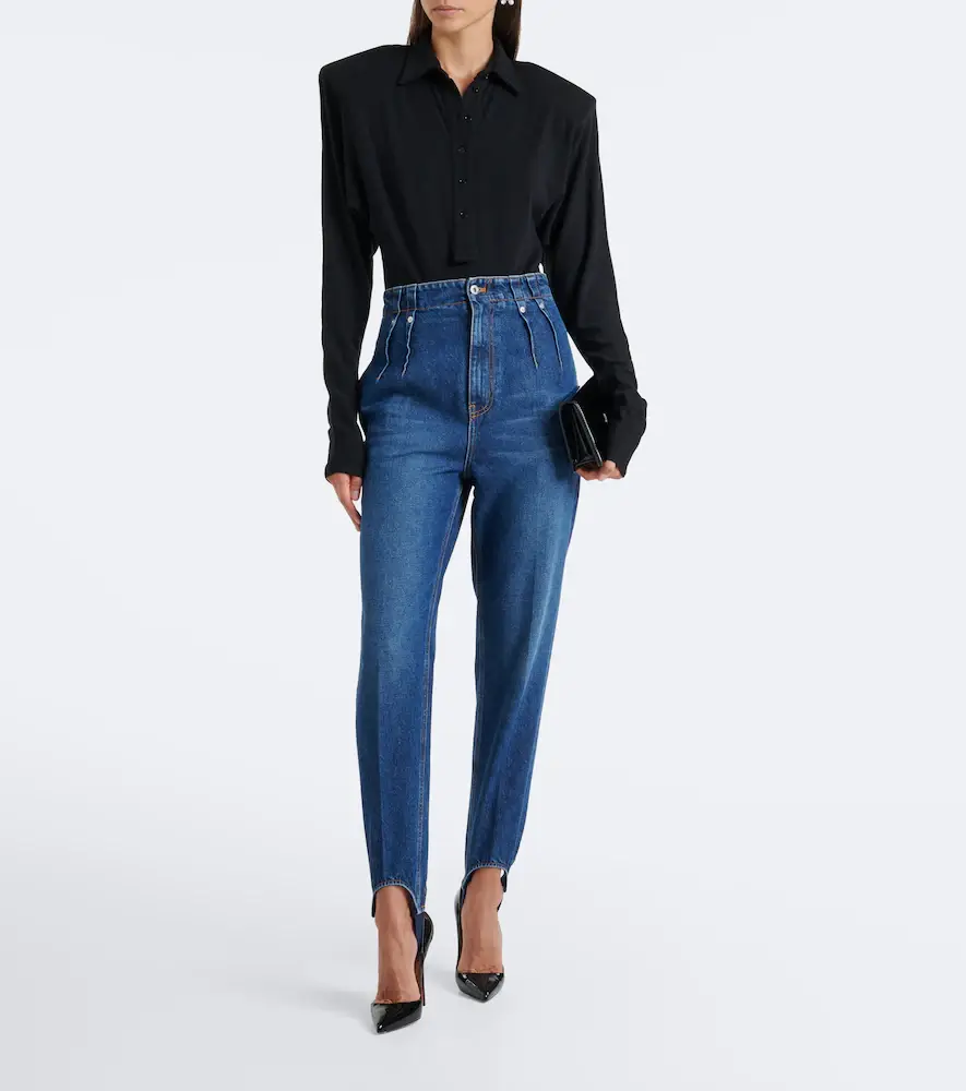 Mugler Wool-blend polo sweater | Thumbnail 6 Mugler Wool-blend polo sweater | Thumbnail 6