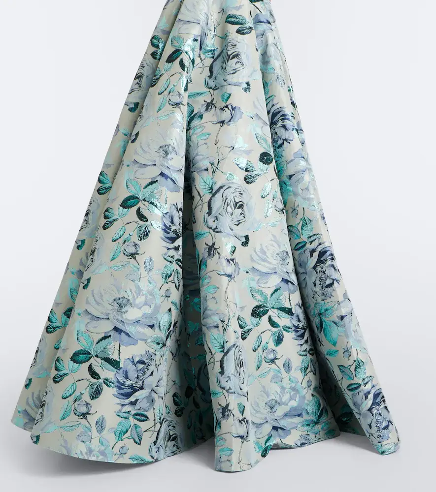 Markarian Laila floral brocade bustier gown | Thumbnail 5