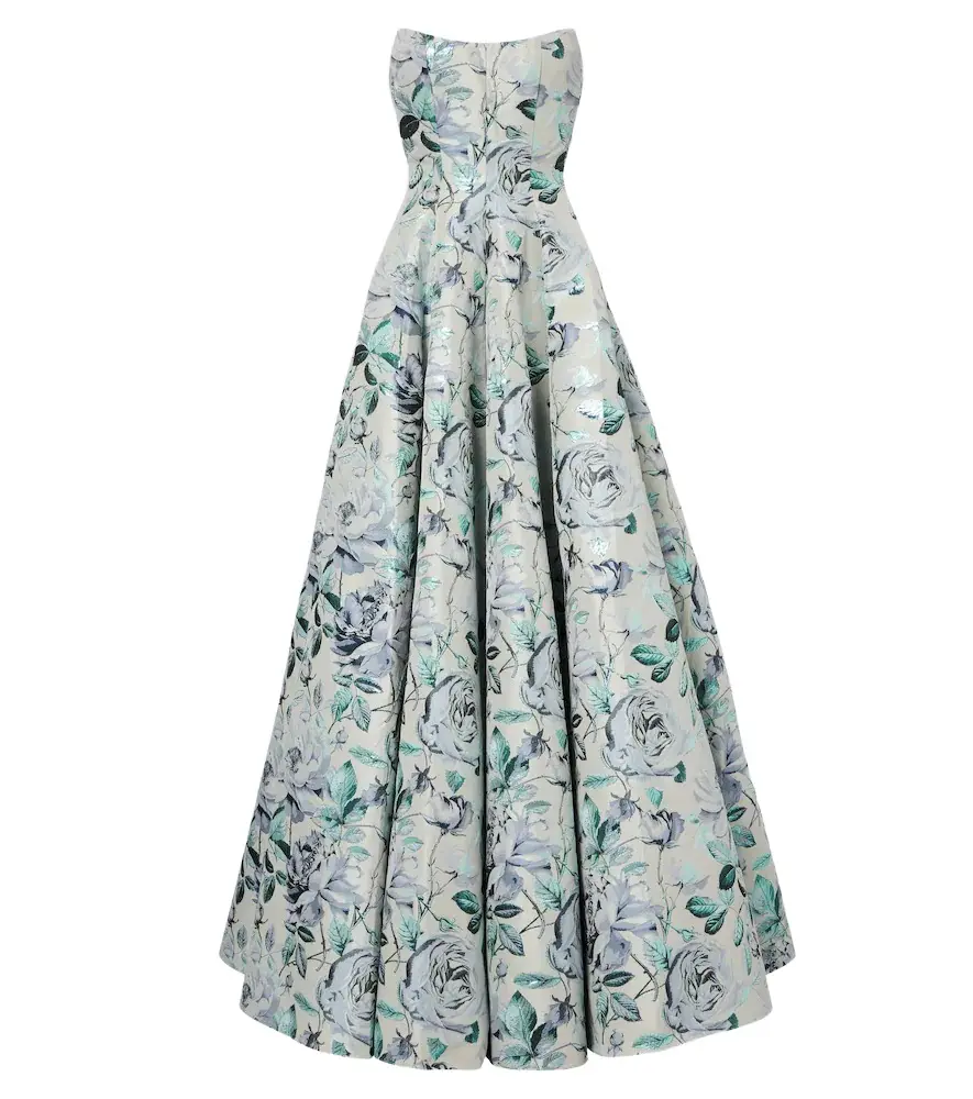 Markarian Laila floral brocade bustier gown | Image 1 Markarian Laila floral brocade bustier gown | Image 1