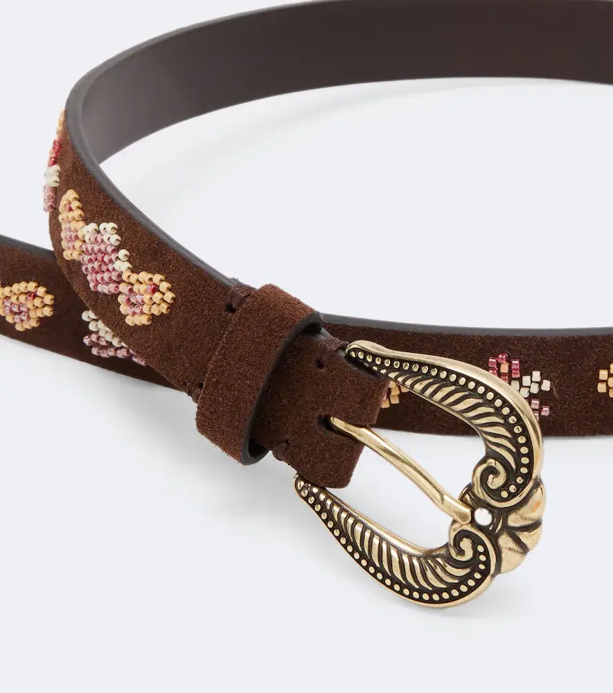 Etro Beaded suede belt | Thumbnail 2
