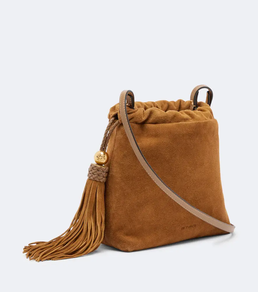 Etro Kalispera Small embroidered suede clutch | Thumbnail 3