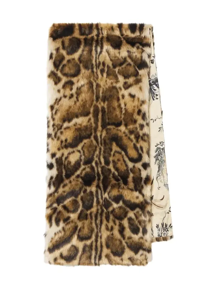 Leopard-print scarf Leopard-print scarf