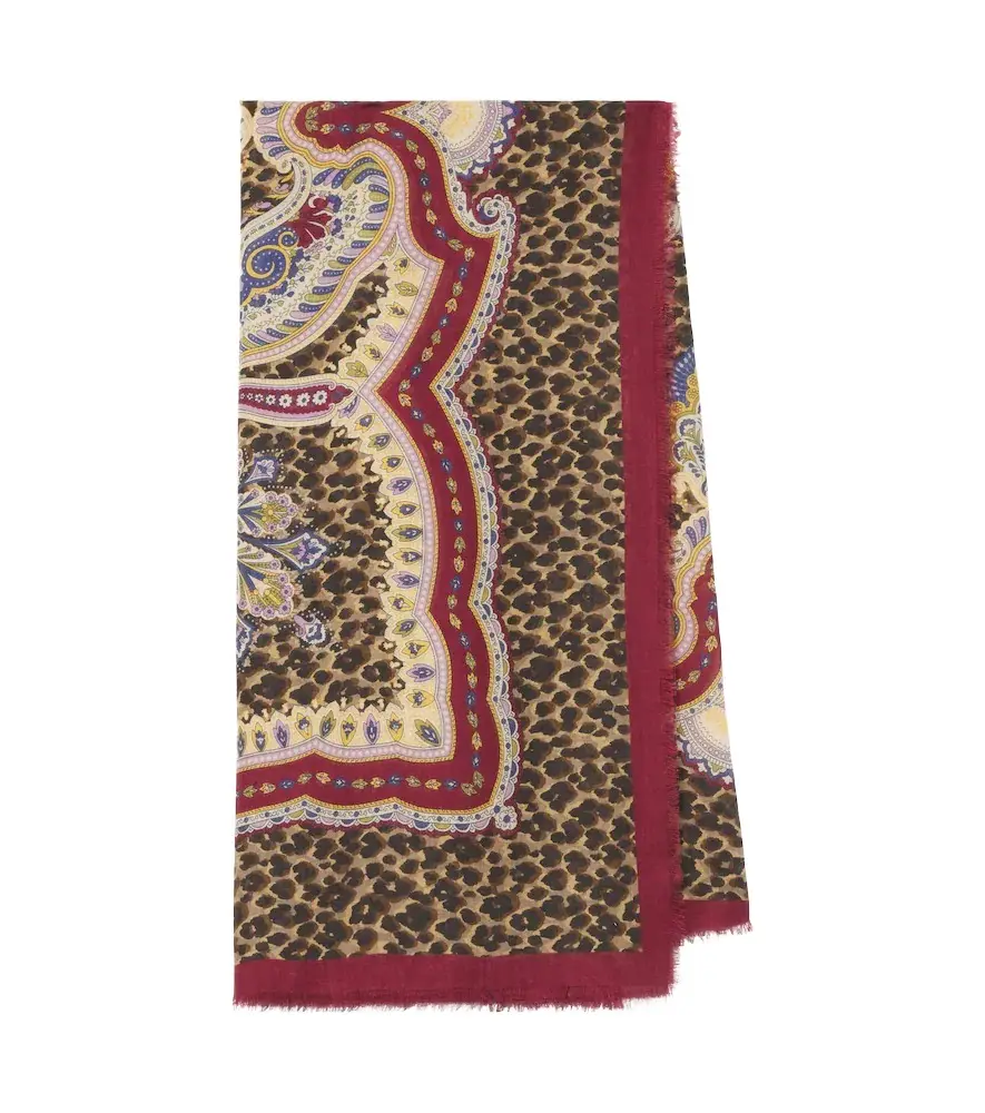 Etro Printed modal and cashmere scarf | Image 1 Etro Printed modal and cashmere scarf | Image 1