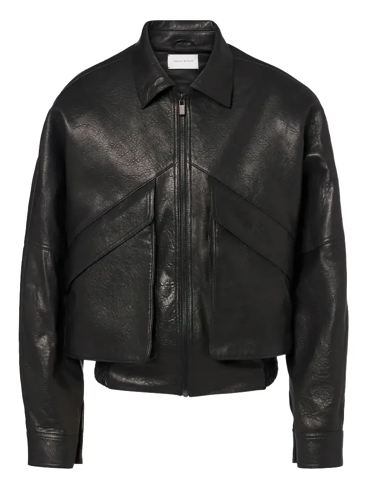 Magda Butrym Leather blouson jacket