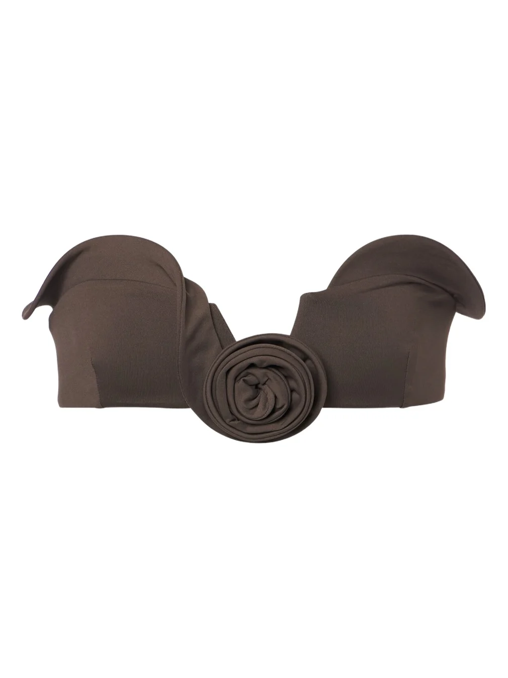 Floral-appliqué bikini top Floral-appliqué bikini top