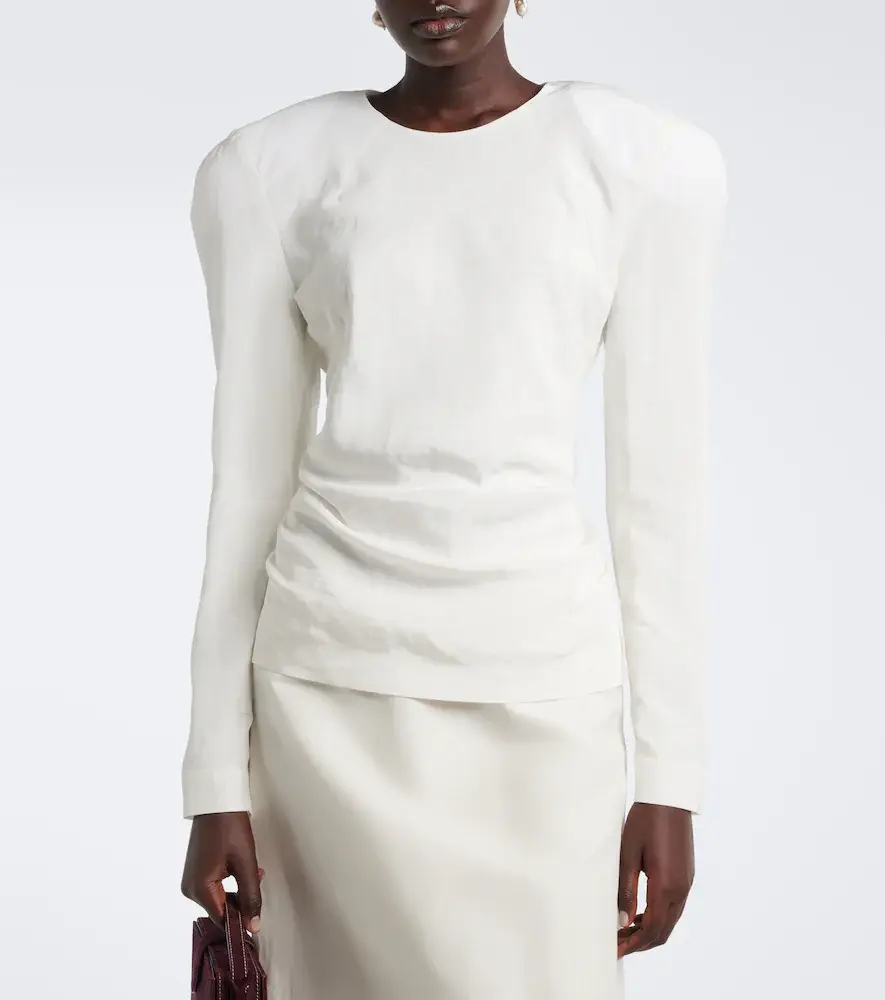 Magda Butrym Draped top | Thumbnail 3 Magda Butrym Draped top | Thumbnail 3