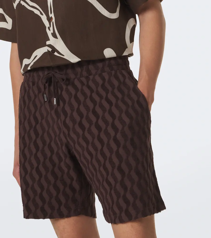 Frescobol Carioca Terry-trimmed cotton-blend shorts | Thumbnail 5 Frescobol Carioca Terry-trimmed cotton-blend shorts | Thumbnail 5