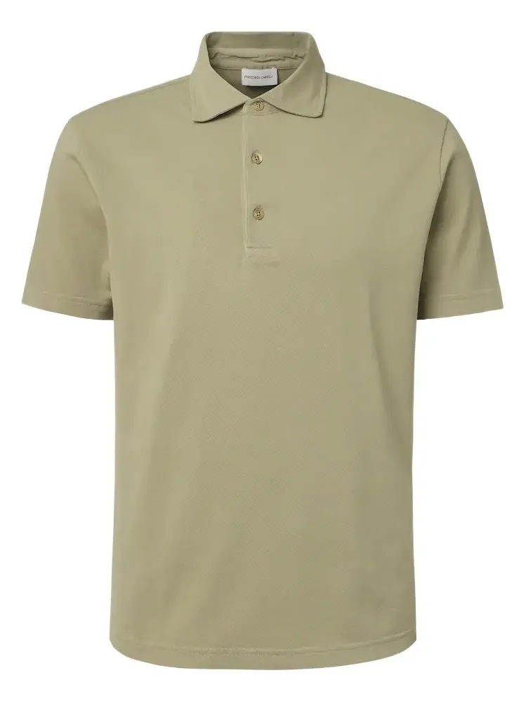 Cotton piqué polo shirt