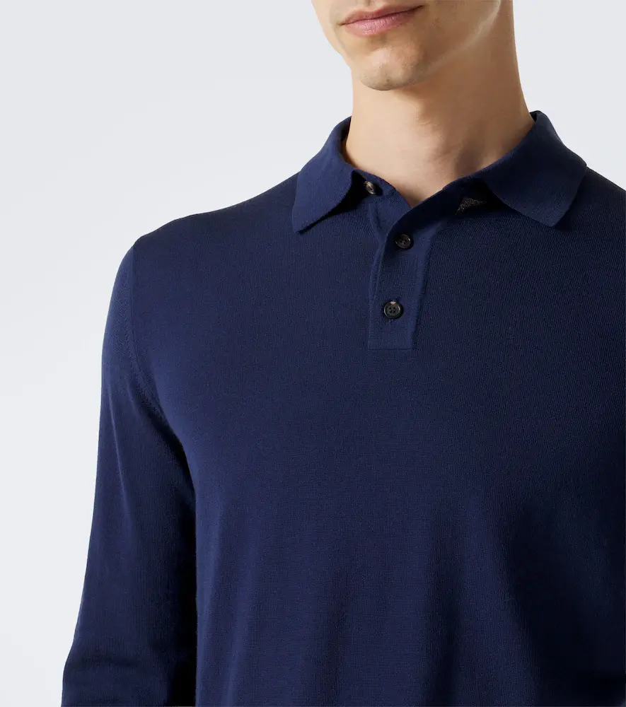 Slowear Wool-blend polo sweater | Thumbnail 3 Slowear Wool-blend polo sweater | Thumbnail 3