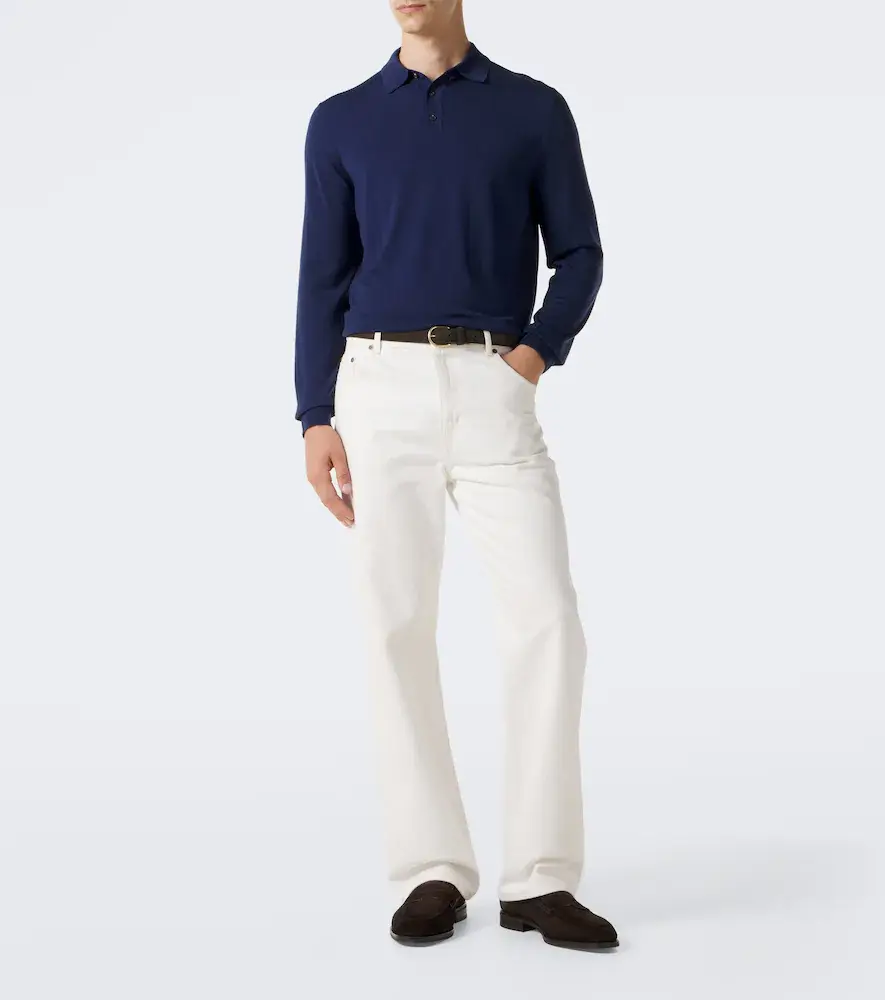 Slowear Wool-blend polo sweater | Thumbnail 4 Slowear Wool-blend polo sweater | Thumbnail 4