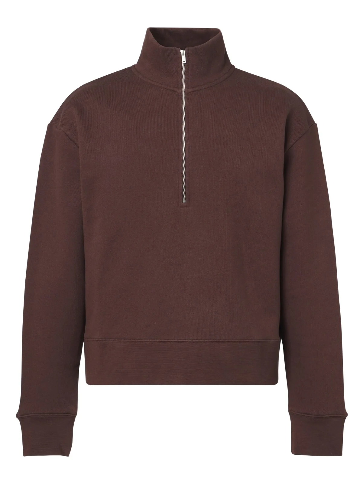 Cotton jersey half-zip sweatshirt Cotton jersey half-zip sweatshirt