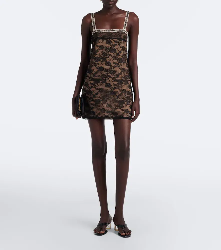 Saint Laurent Sip Cassandre leather thong sandals | Thumbnail 6