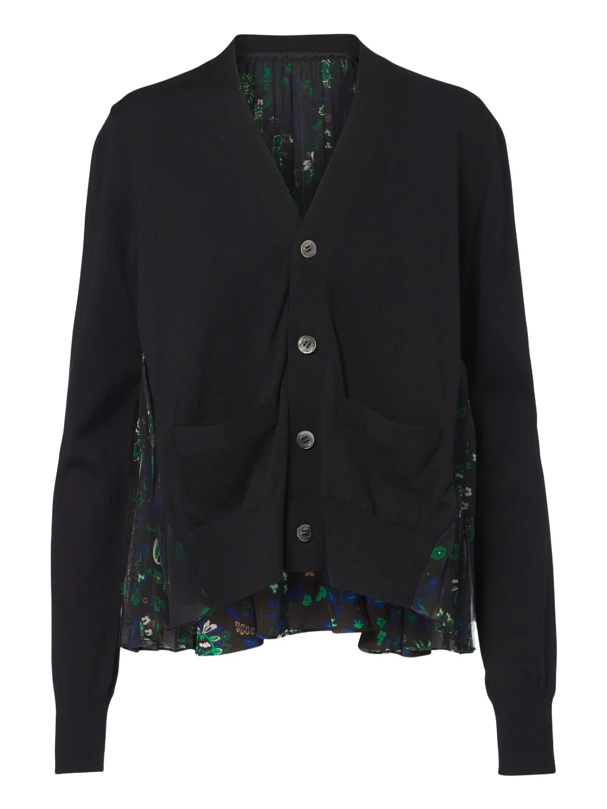 Floral cotton cardigan Floral cotton cardigan