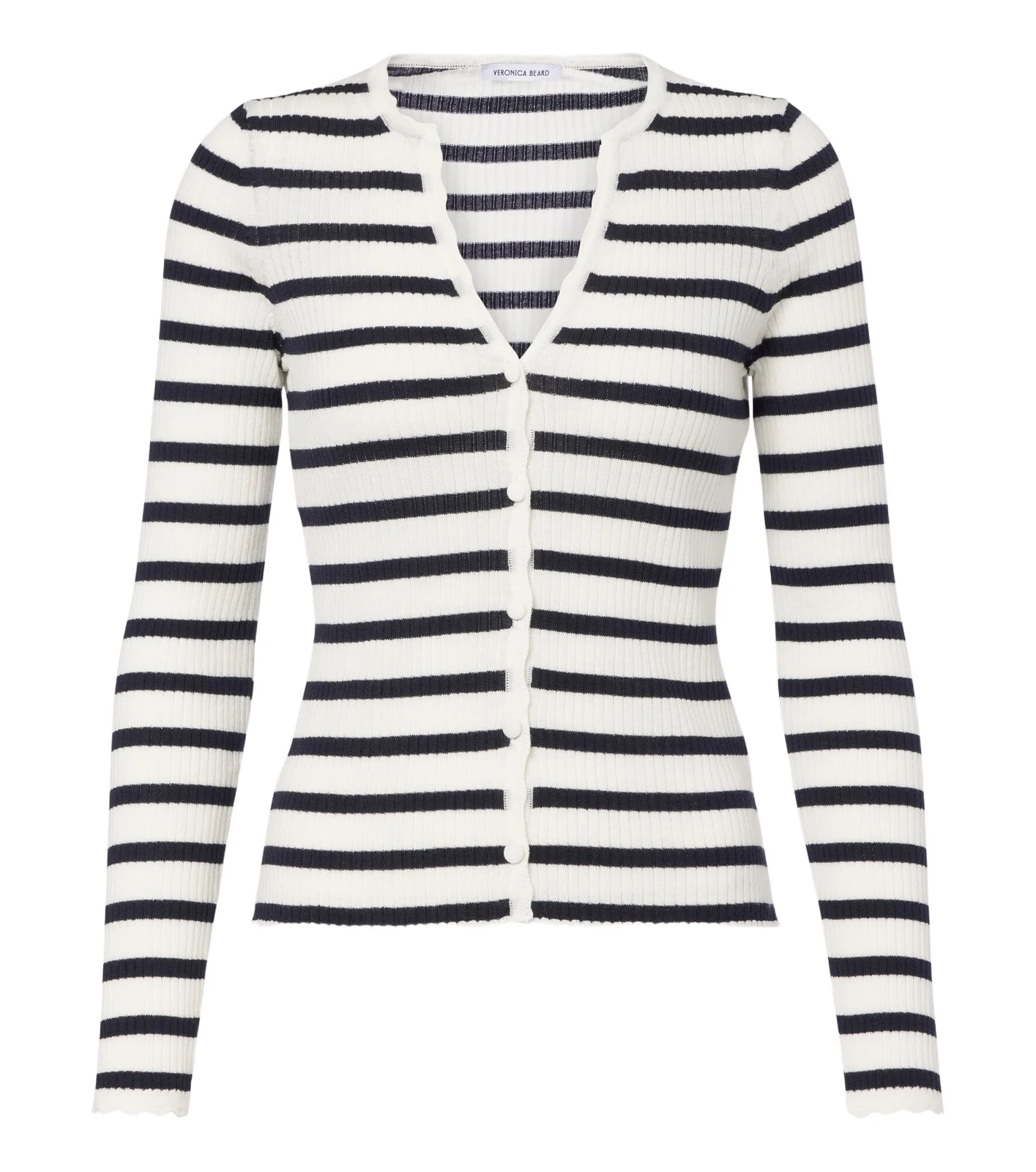 Anwin striped wool cardigan