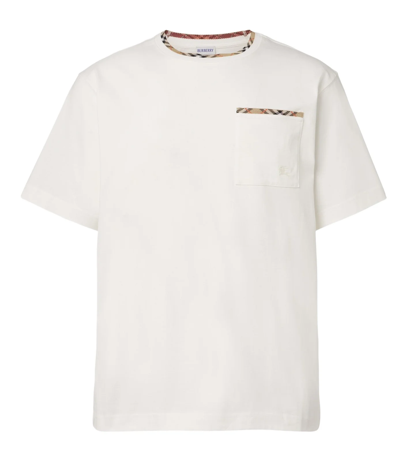 Check cotton jersey T-shirt Check cotton jersey T-shirt
