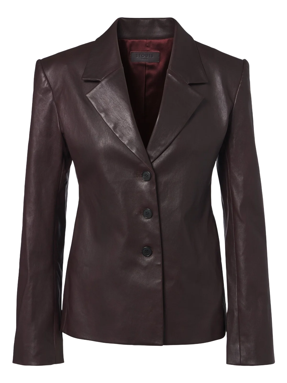 STOULS Helly leather blazer
